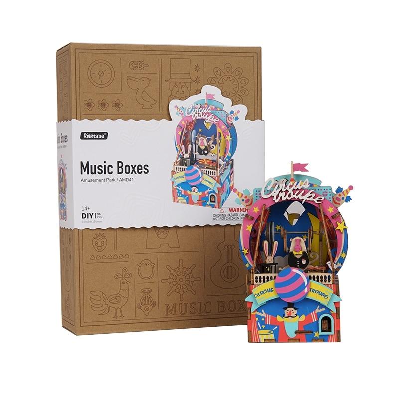 Amusement Park Wooden Puzzle - Block Center