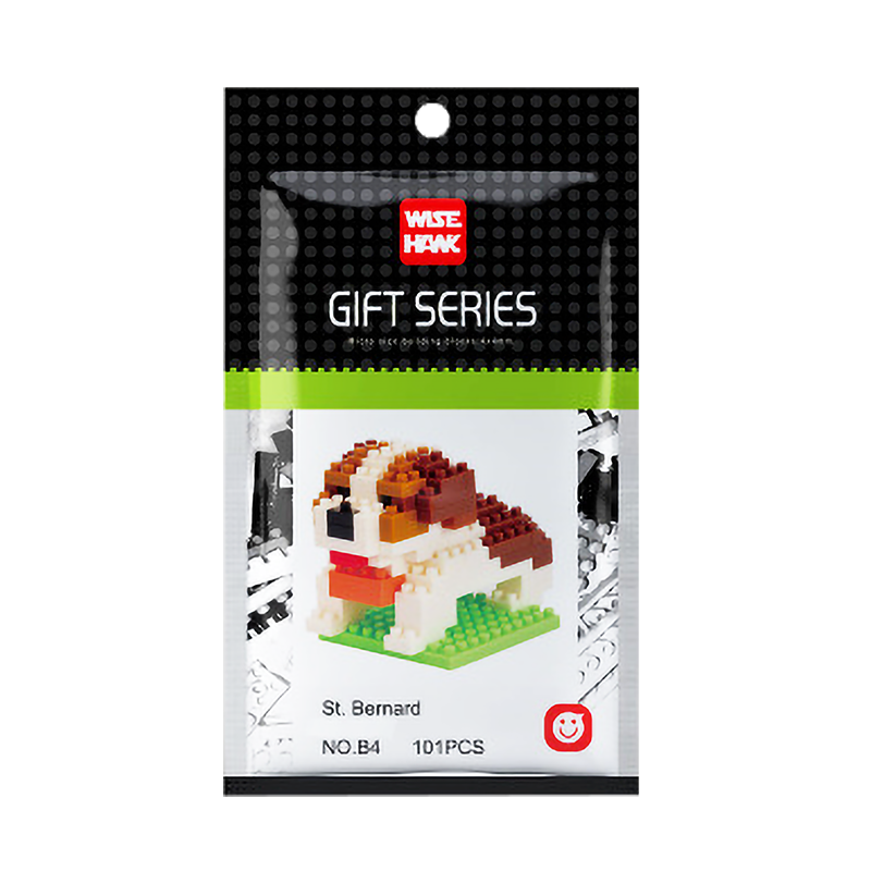 Little Sleepy St. Bernard - Block Center