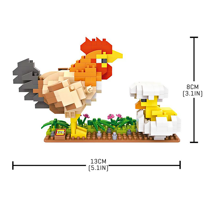 Sunshine Rooster - Block Center