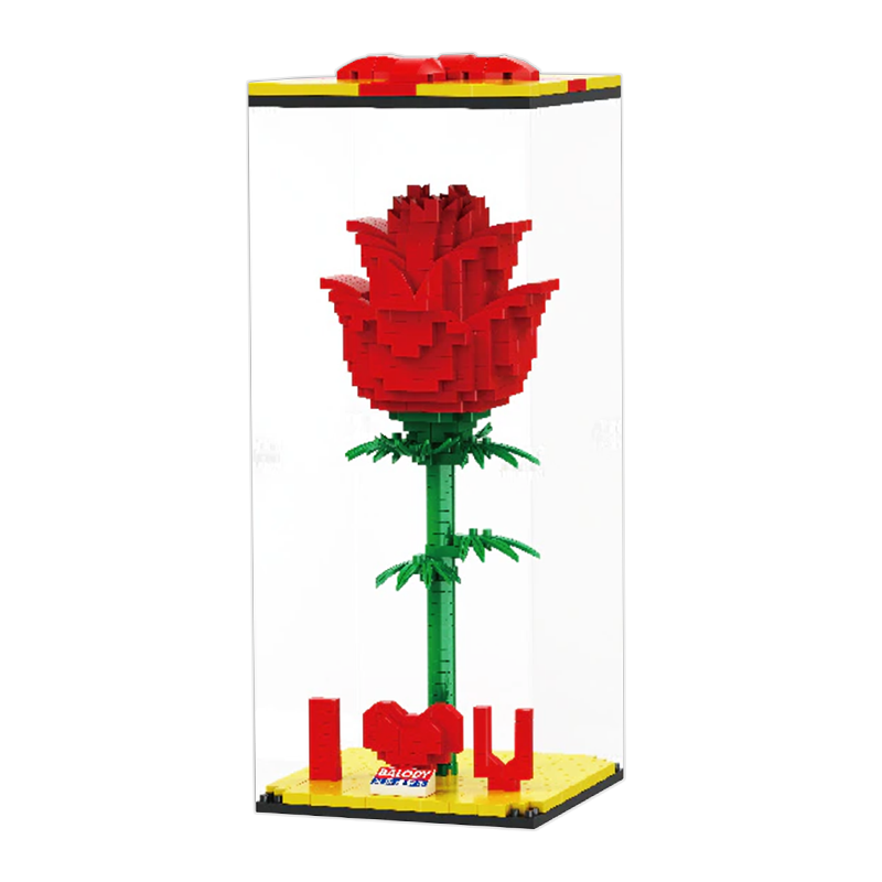 Lovely Valentine Rose - Block Center