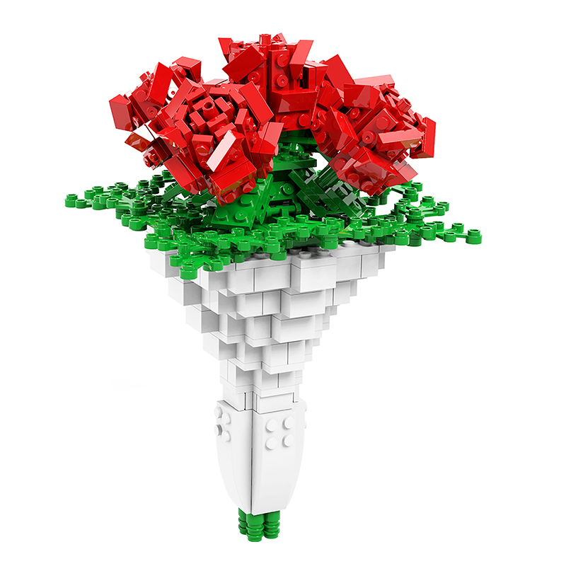 Valentine Rose Bouquet - Block Center