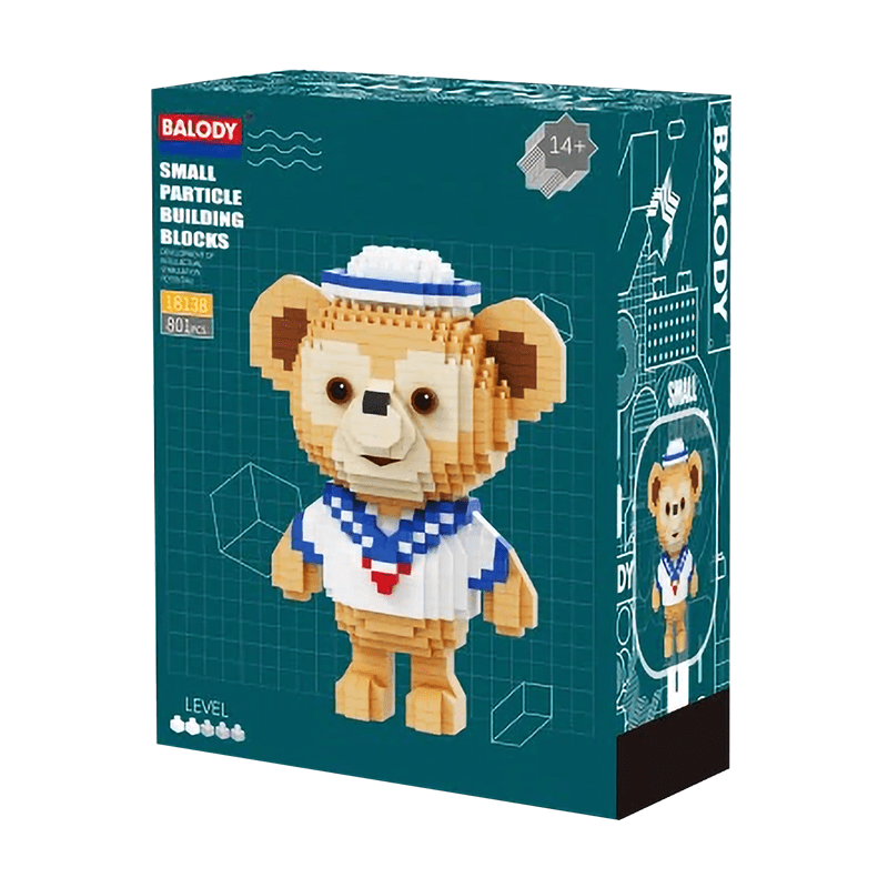 Little Sailor Bear - Block Center