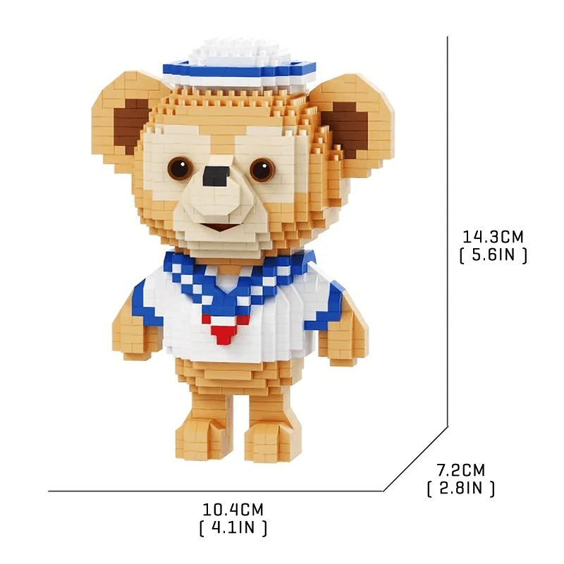 Little Sailor Bear - Block Center