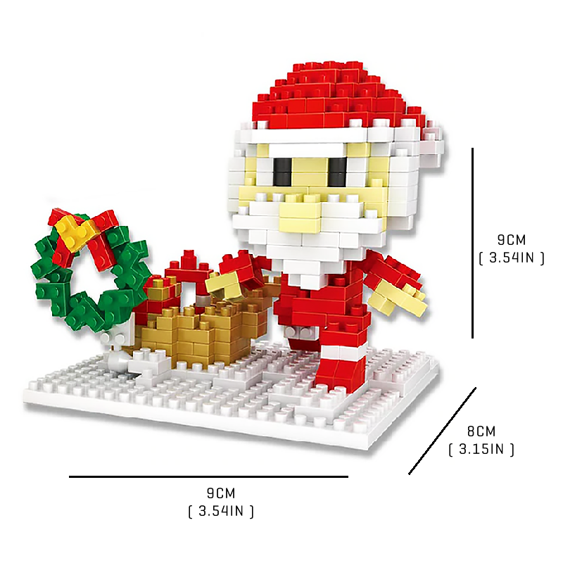 Cute Santa Claus - Block Center