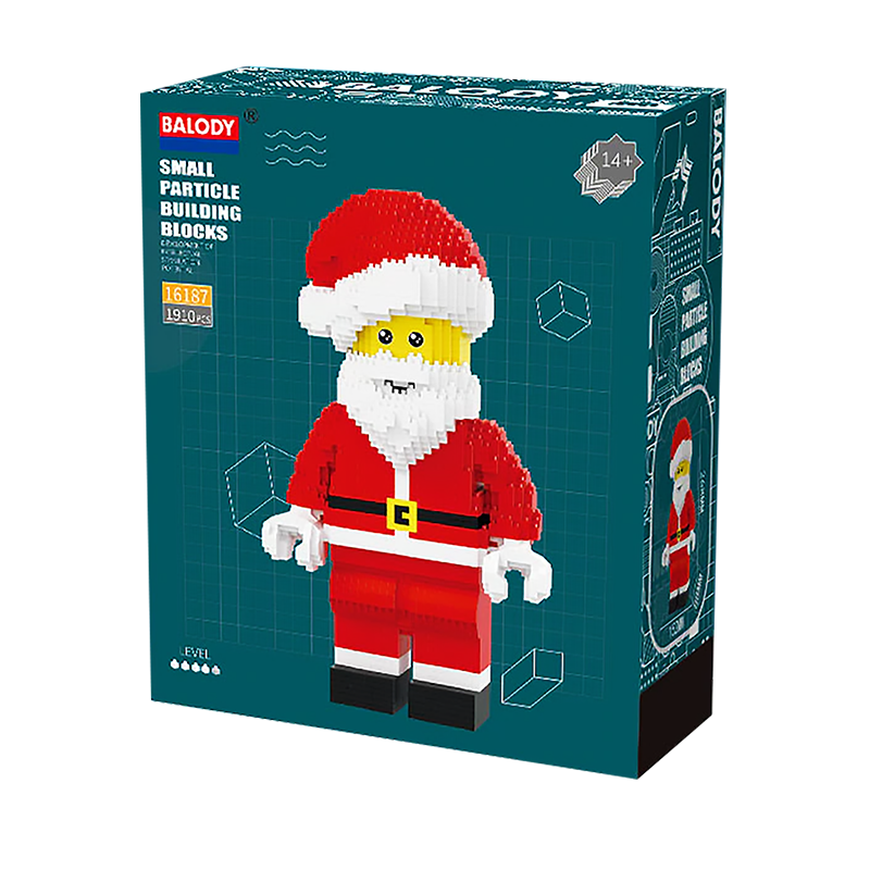 Cool Santa Claus - Block Center