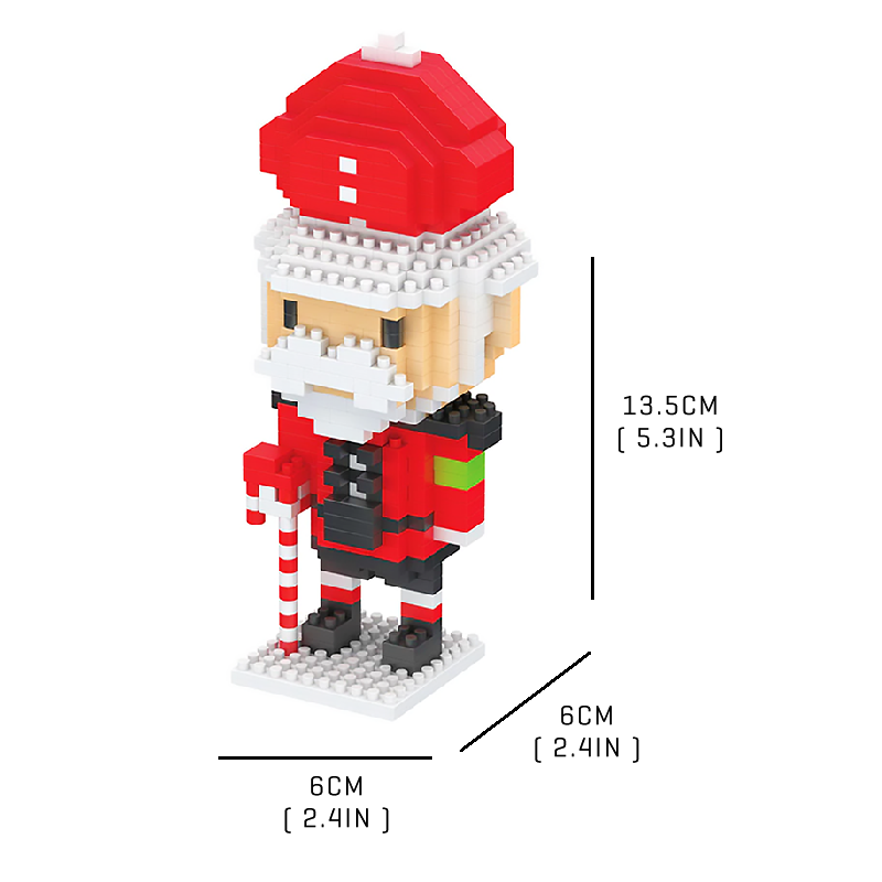 Little Santa Nutcracker - Block Center