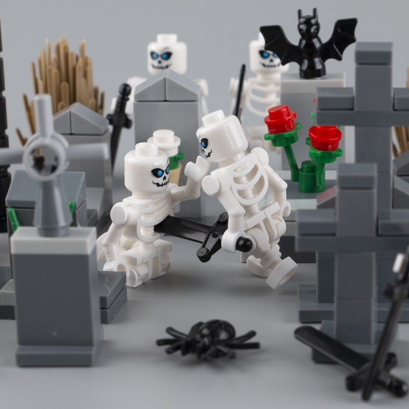 Funny Skeleton Men - Block Center