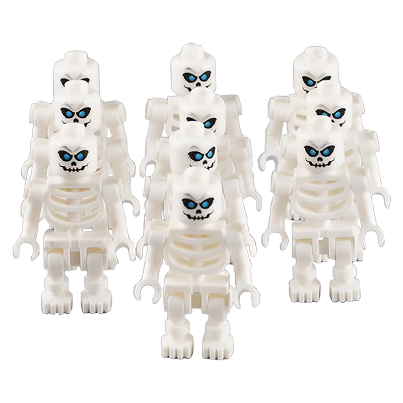 Funny Skeleton Men - Block Center