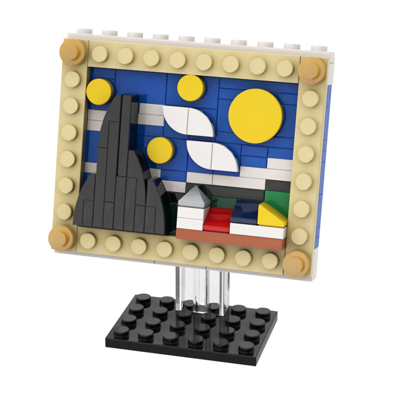 Starry Night Painting - Block Center