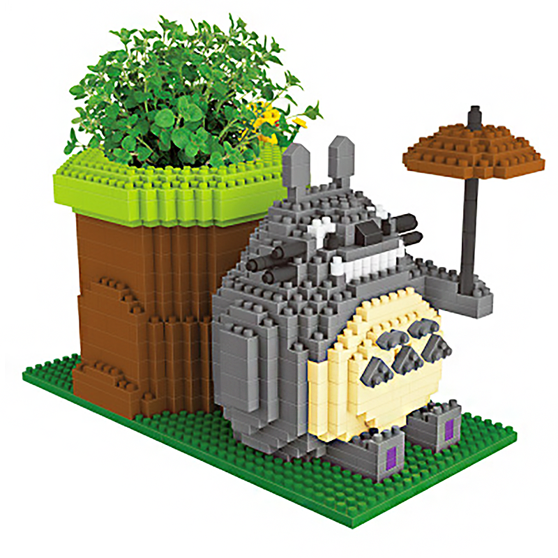 Cute Monster Flower Pot - Block Center