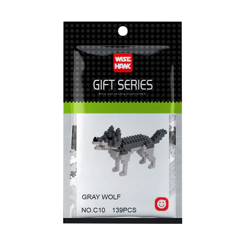 Little Grey Wolf - Block Center