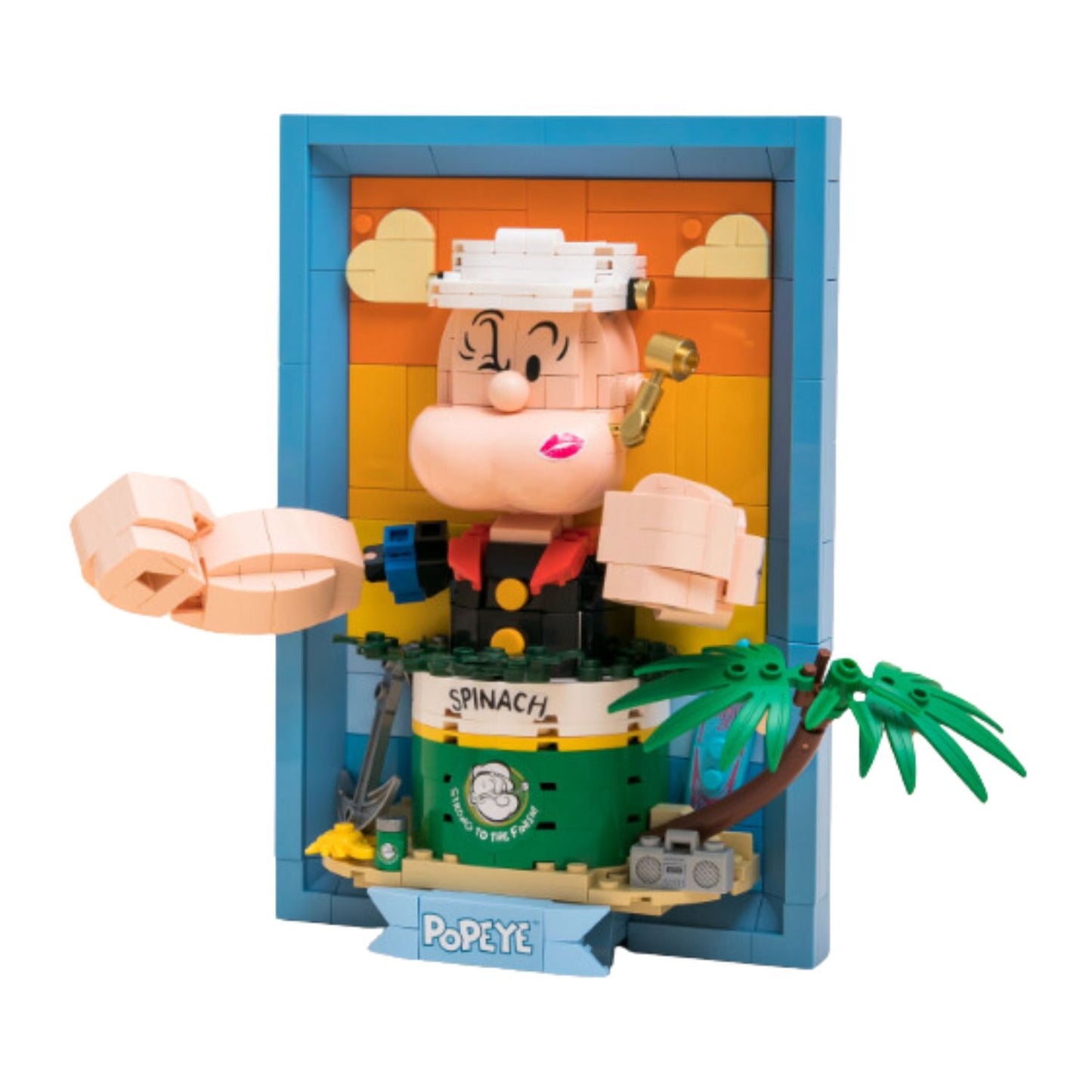 Popeye and Olive 3D Frame Set