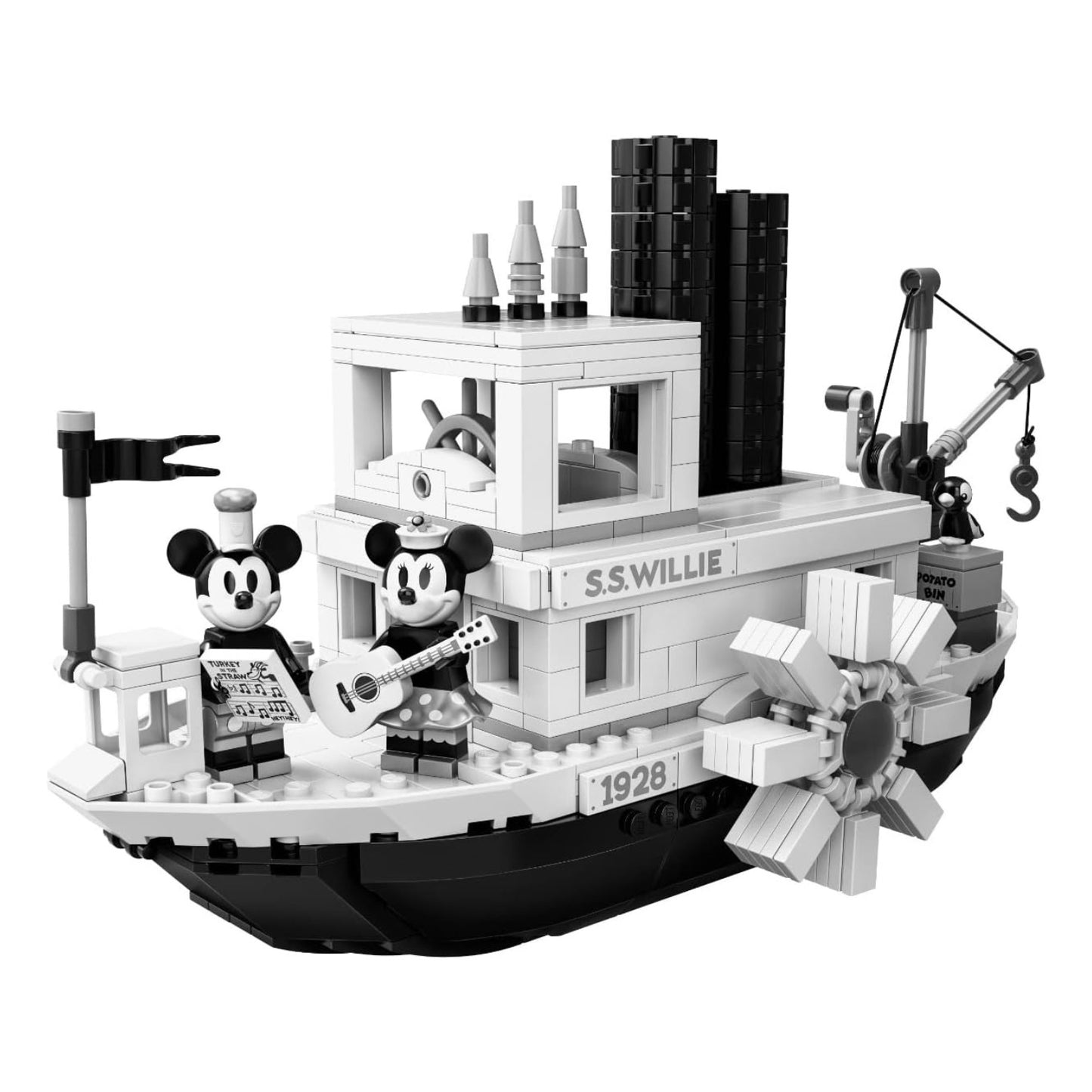 Mickey Mouse Ship Moudle Willy Puzzle Toy - Block Center 