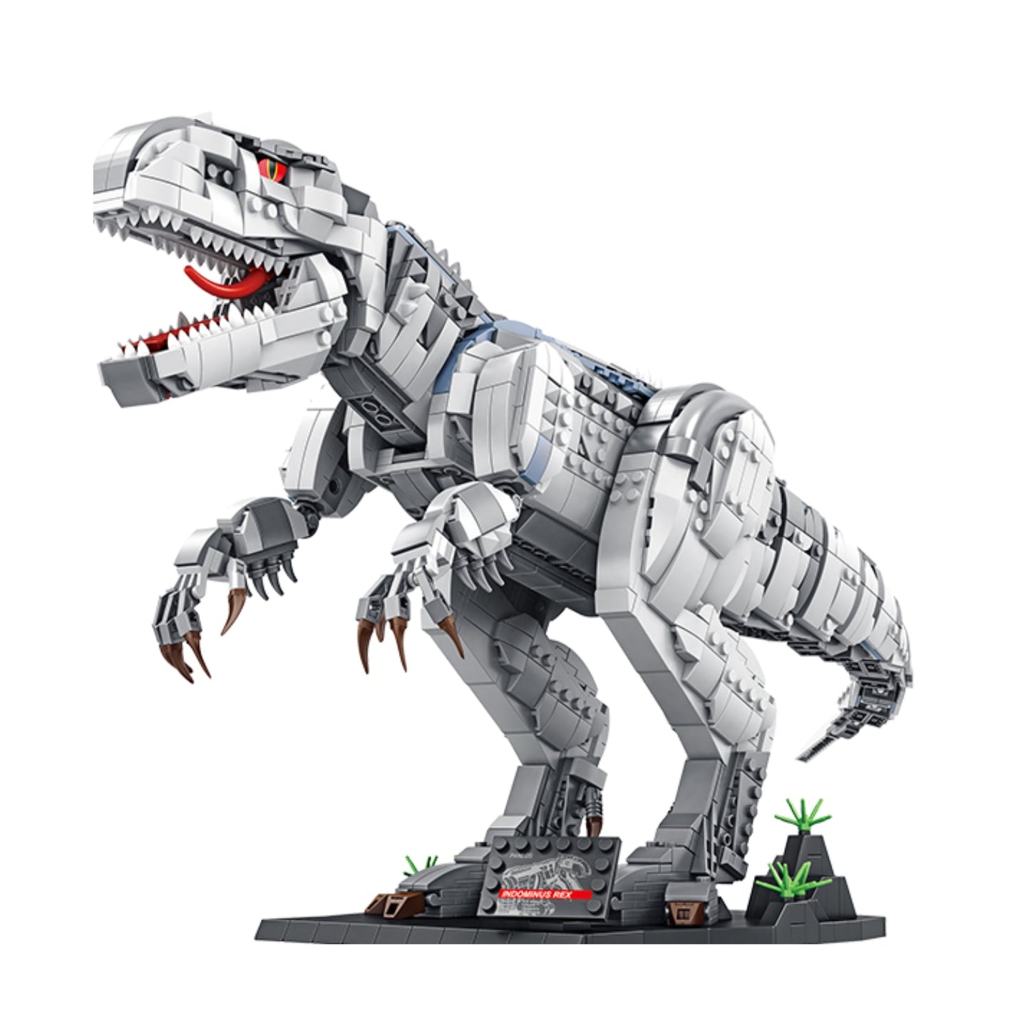 Tyrannosaur Building Block Set Construction Dino Rex Bricks Toys - Block Center 