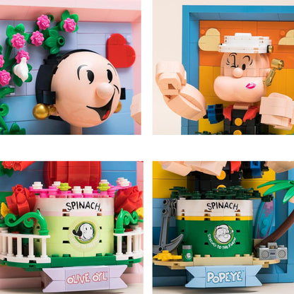 Popeye and Olive 3D Frame Set