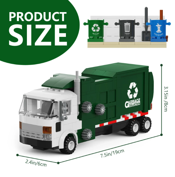Garbage Recycling Truck Set
