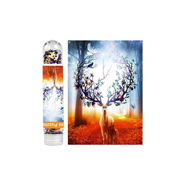 Fantasy Reindeer Test Tube Puzzle