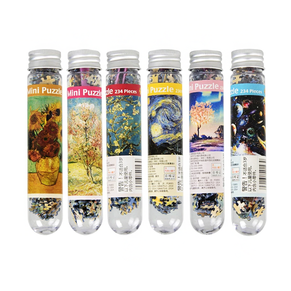 Whimsical Garden Test Tube Puzzle