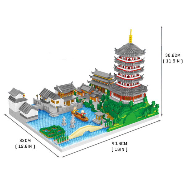 Hangzhou West Lake |  3d puzzle | nano blocks | brickcenter.myshopify.com