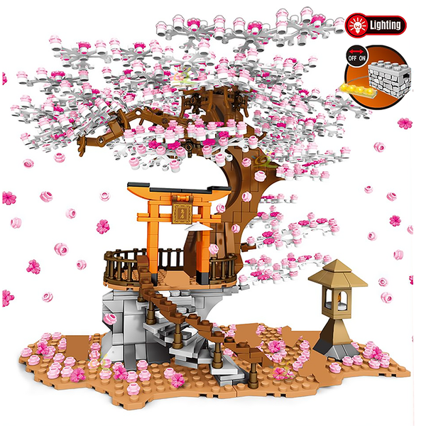 Sakura Tree |  3d puzzle | nano blocks | brickcenter.myshopify.com