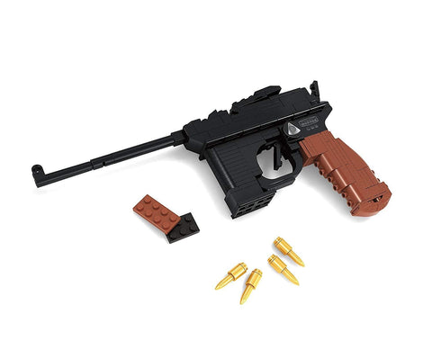 Mauser C96 Pistol |  3d puzzle | nano blocks | brickcenter.myshopify.com