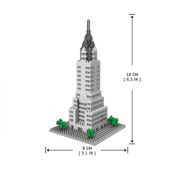 Chrylser Building - Nano Blocks Set |  3d puzzle | nano blocks | brickcenter.myshopify.com