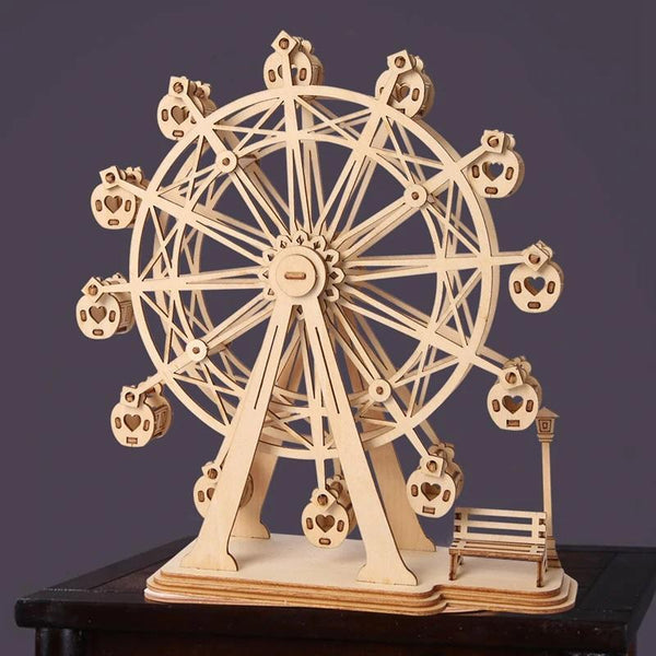 Ferris Wheel 3D Wooden Puzzle |  3d puzzle | nano blocks | brickcenter.myshopify.com