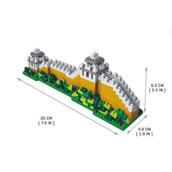 Great Wall - Nano Blocks Set |  3d puzzle | nano blocks | brickcenter.myshopify.com