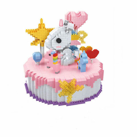 Pink Dream Cake |  3d puzzle | nano blocks | brickcenter.myshopify.com