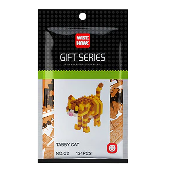 Little Tabby Cat |  3d puzzle | nano blocks | brickcenter.myshopify.com