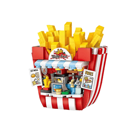 Mini Fries Shop - Amusement Park |  3d puzzle | nano blocks | brickcenter.myshopify.com