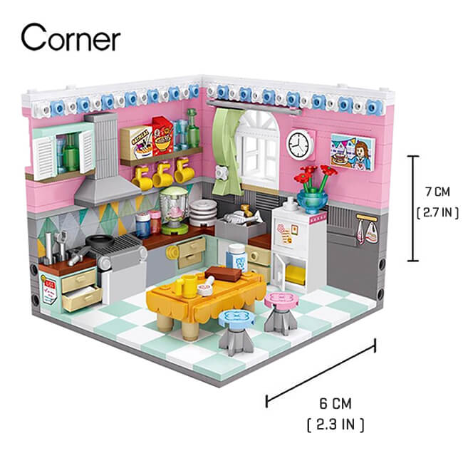 Fun Kitchen Set |  3d puzzle | nano blocks | brickcenter.myshopify.com
