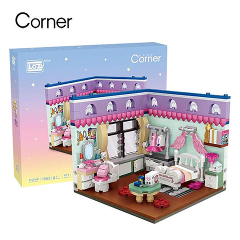 Cozy Bedroom Set |  3d puzzle | nano blocks | brickcenter.myshopify.com