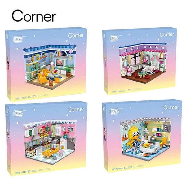 Cozy Bedroom Set |  3d puzzle | nano blocks | brickcenter.myshopify.com