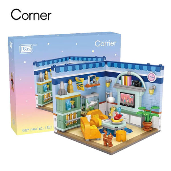 Lively Living Room Set |  3d puzzle | nano blocks | brickcenter.myshopify.com
