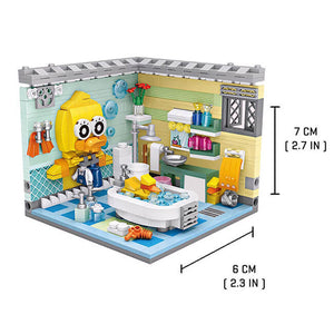 Luxurious Bathroom Set |  3d puzzle | nano blocks | brickcenter.myshopify.com