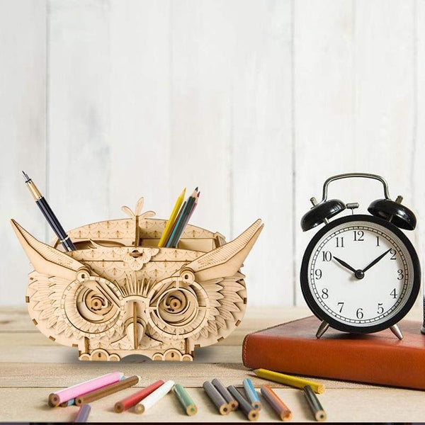 Owl Storage Box 3D Wooden Puzzle |  3d puzzle | nano blocks | brickcenter.myshopify.com