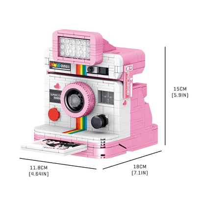Pink Polaroid - Block Center 