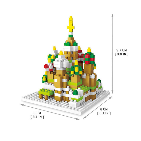 Saint Basil's Cathedral - Nano Blocks Set |  3d puzzle | nano blocks | brickcenter.myshopify.com