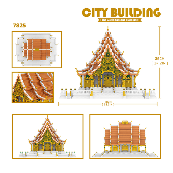 Thai Grand Palace |  3d puzzle | nano blocks | brickcenter.myshopify.com