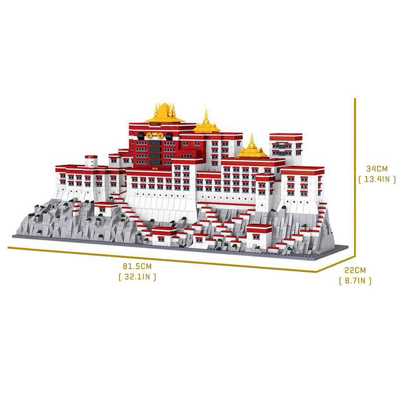 Tibet Potala Palace - Block Center 