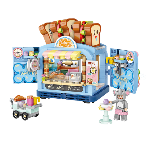 Avocado Toast Bakery |  3d puzzle | nano blocks | brickcenter.myshopify.com