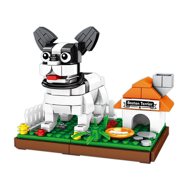 Little Boston Terrier |  3d puzzle | nano blocks | brickcenter.myshopify.com