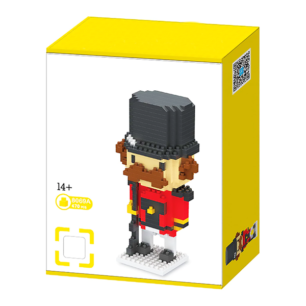 Little British Nutcracker |  3d puzzle | nano blocks | brickcenter.myshopify.com