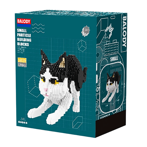 Playful Kitten |  3d puzzle | nano blocks | brickcenter.myshopify.com