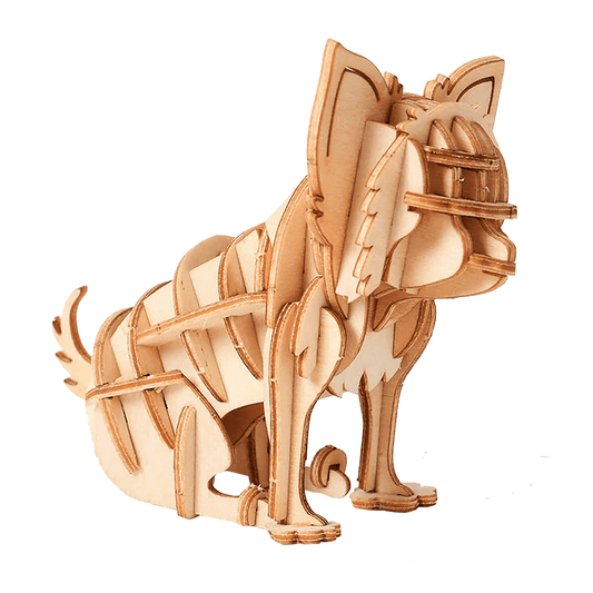 Wooden Chihuahua Puzzle - Block Center 