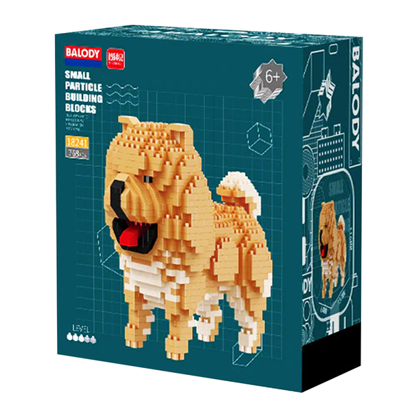 Little Chow Chow |  3d puzzle | nano blocks | brickcenter.myshopify.com