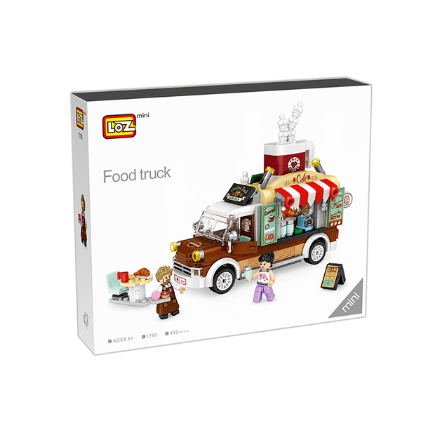 Coffee Truck |  3d puzzle | nano blocks | brickcenter.myshopify.com