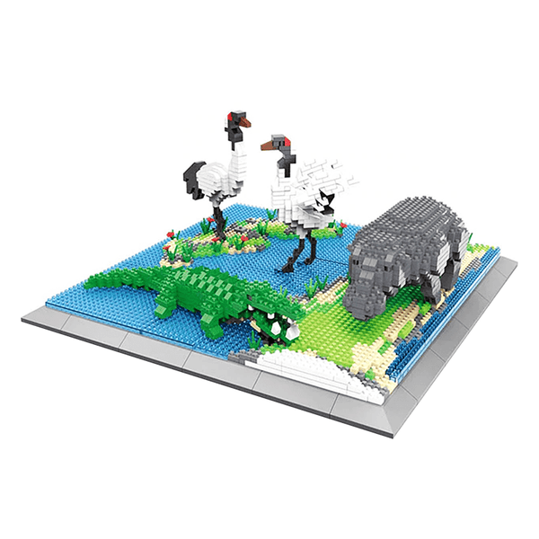 Wild Swamp Animals Set |  3d puzzle | nano blocks | brickcenter.myshopify.com