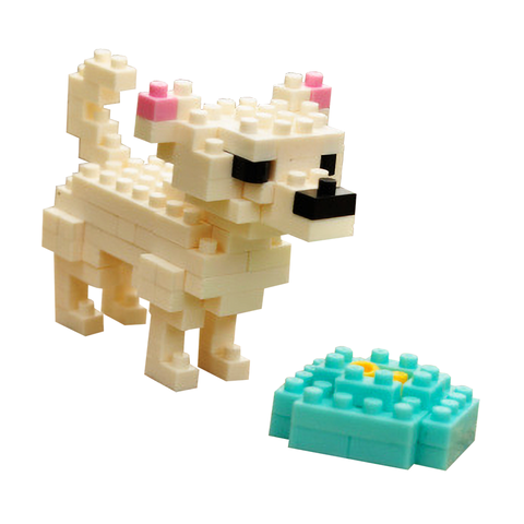 Little Playful Chihuahua |  3d puzzle | nano blocks | brickcenter.myshopify.com